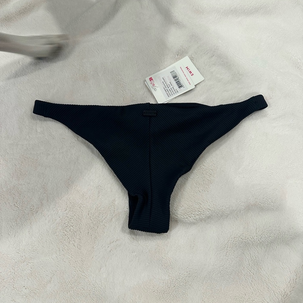 Roxy black bikini bottoms